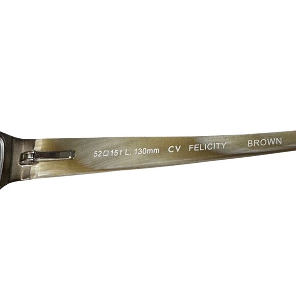 BCBG Max Azria 52-15-130 Womens Brown Rectangular Eye Glasses Frames Only main image 6
